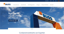 Desktop Screenshot of buss-capital.de