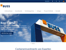 Tablet Screenshot of buss-capital.de